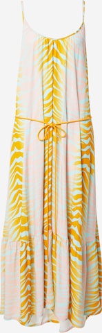 DELICATELOVE Summer Dress 'STUFF NEW TIGER' in Yellow: front