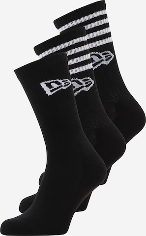 NEW ERA Ponožky – černá: přední strana