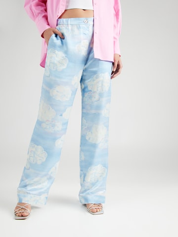 Wide Leg Pantalon 'Mizu' Helmstedt en bleu : devant