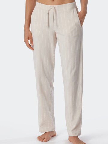 Pantaloncini da pigiama 'Mix & Relax' di SCHIESSER in beige: frontale