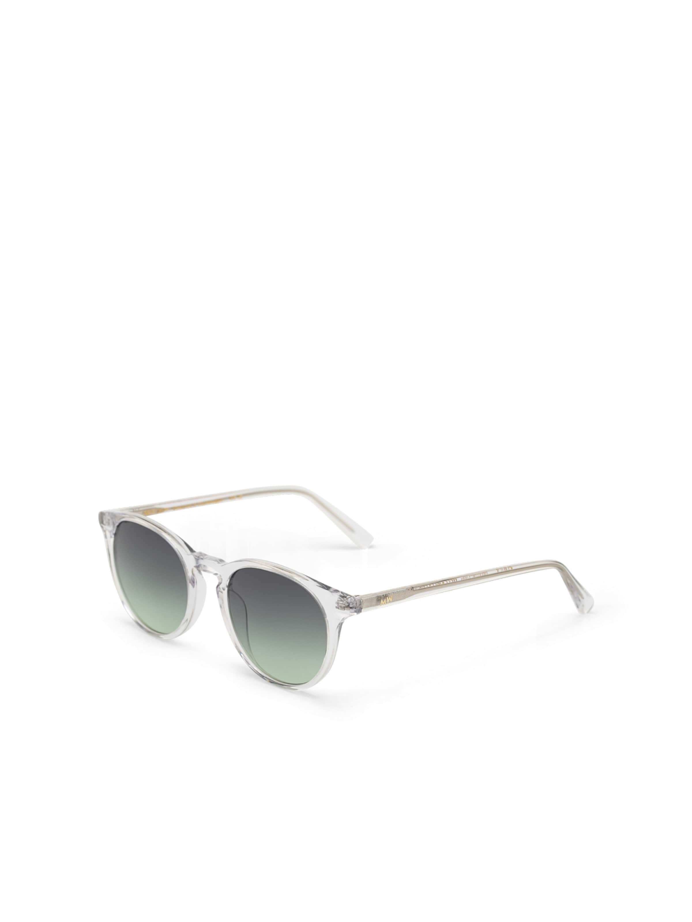 MessyWeekend Sonnenbrille 'NEW DEPP' in Transparent: Vorderseite