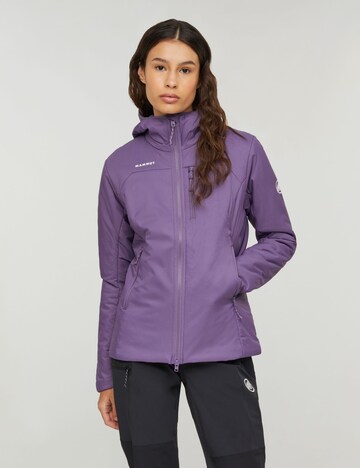 MAMMUT Outdoor Jacket in Purple: front