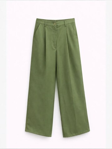 Pantaloni 'Hose' de la MixRay pe verde: față