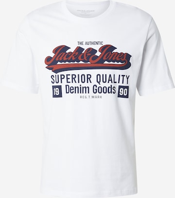 JACK & JONES Футболка в Белый: спереди