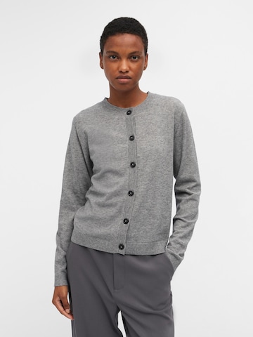 Cardigan 'THESS' OBJECT en gris : devant