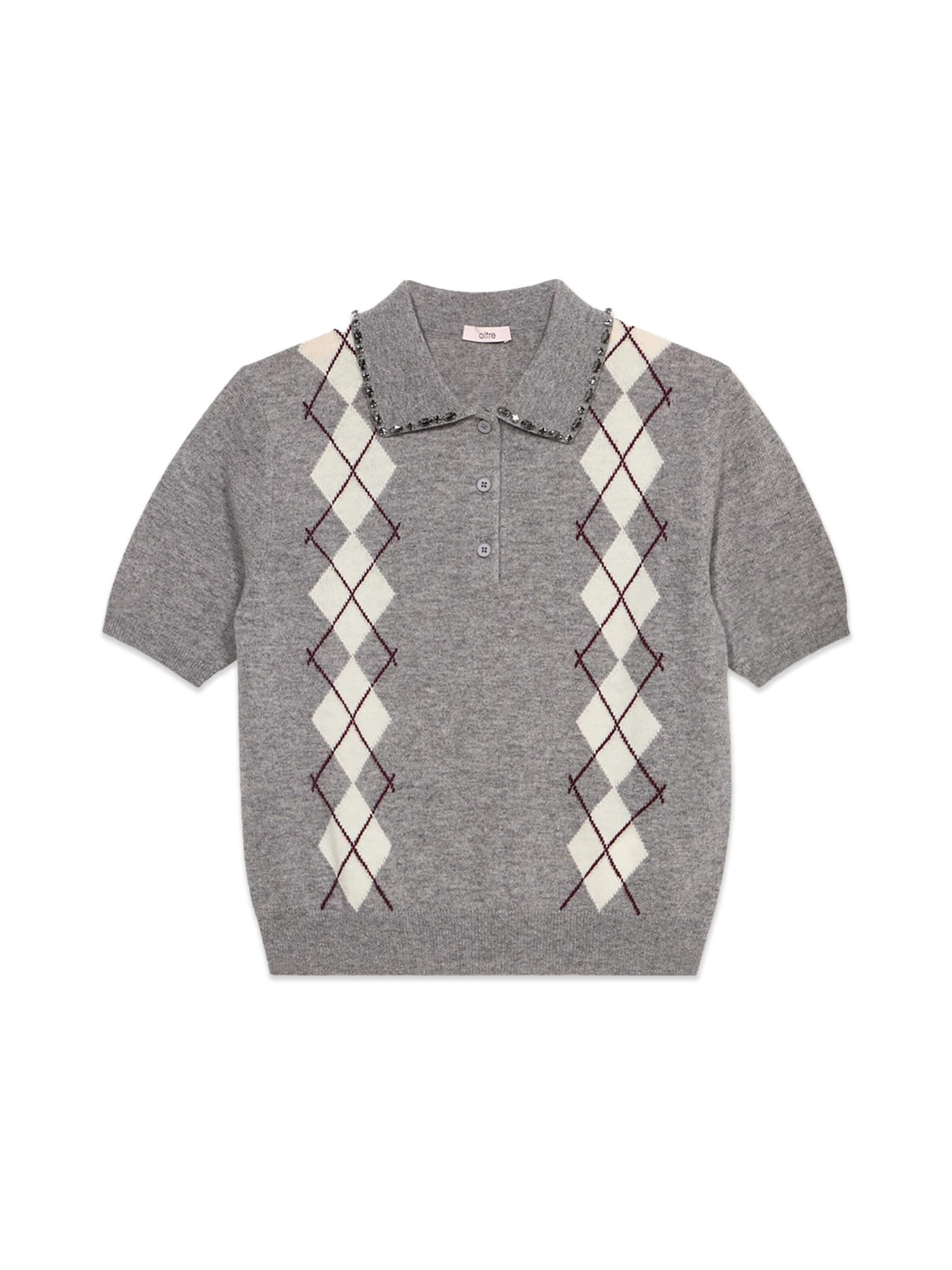 T-shirt oltre en gris : devant