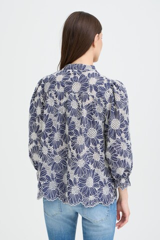 Chemisier 'PZADELE' Pulz en bleu