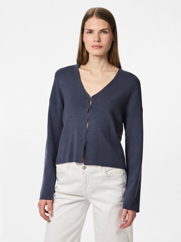 Cardigan 'PCTia' PIECES en bleu : devant