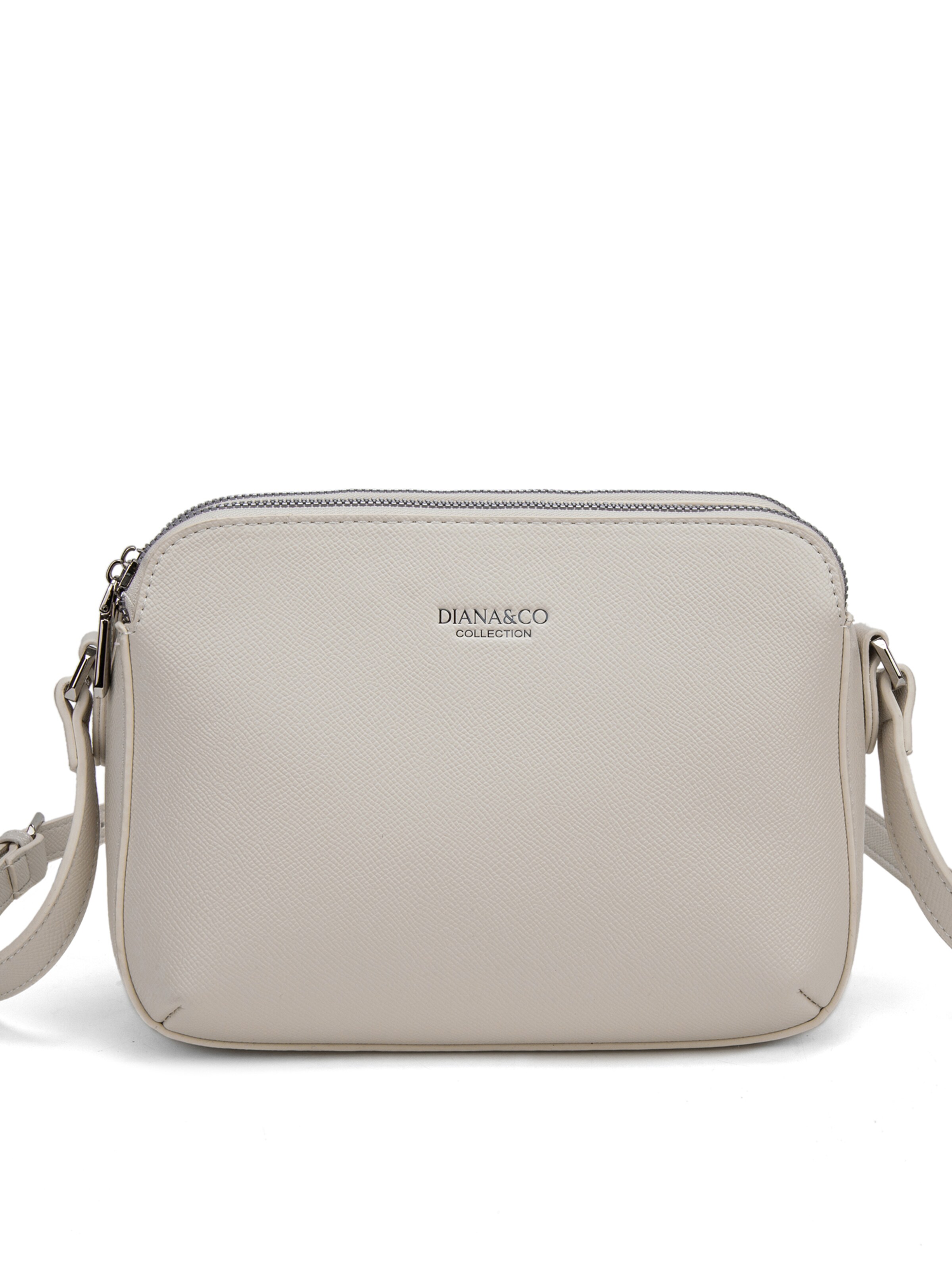 Borsa a tracolla di Diana&Co. in beige: frontale