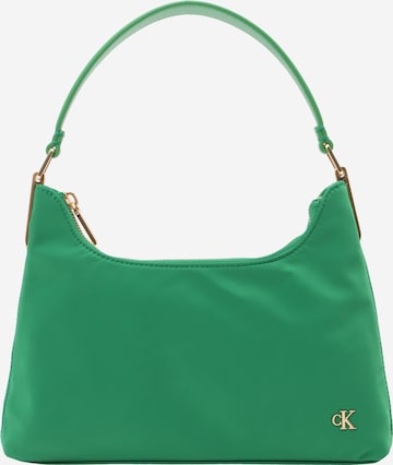 Sac bandoulière Calvin Klein Jeans en vert : devant