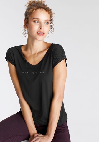 FAYN SPORTS Funktionsshirt in Schwarz