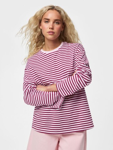 Tricou 'PCSadie' de la PIECES pe mov: față