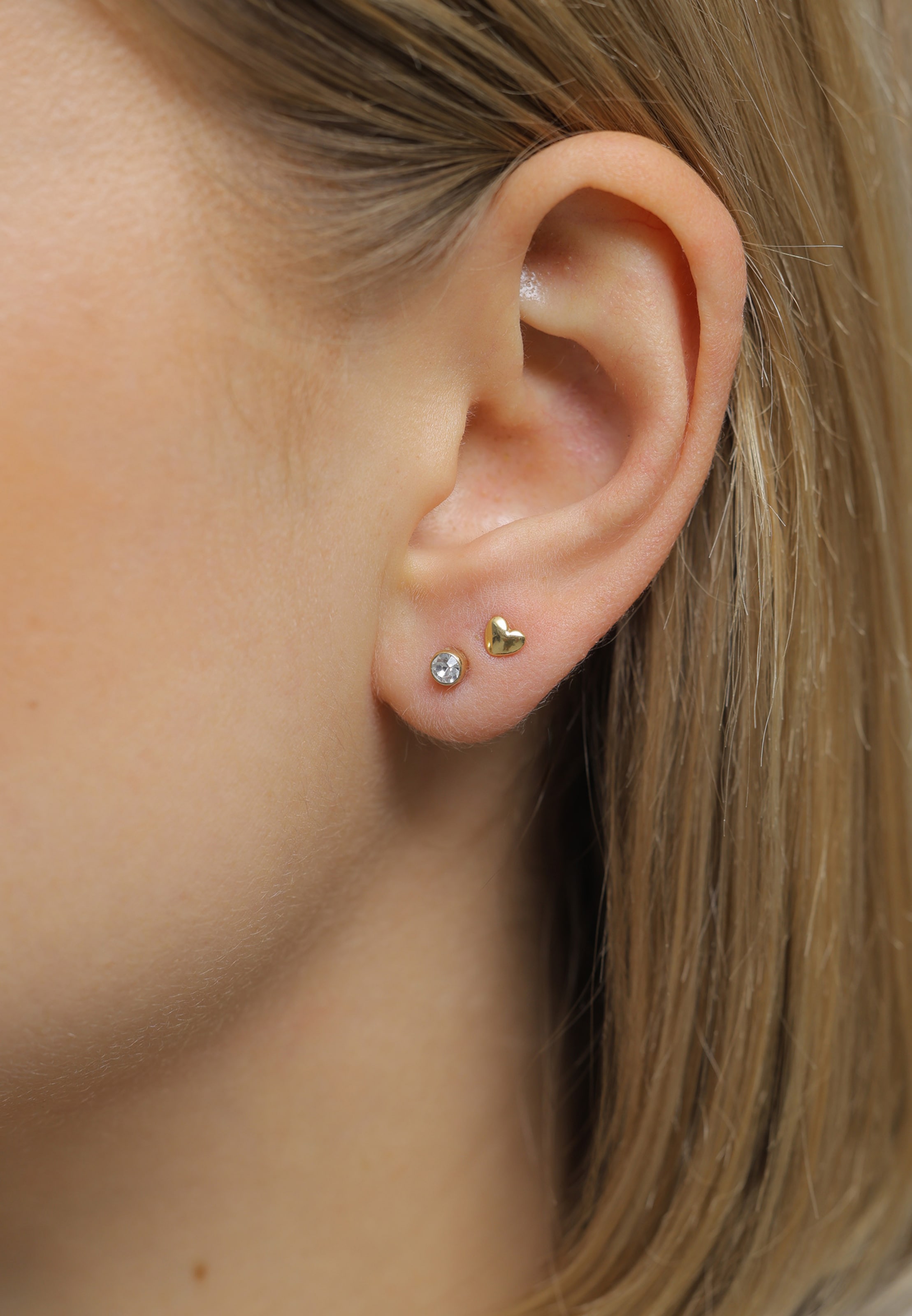 Orecchini 'Herz' di ELLI in oro: frontale