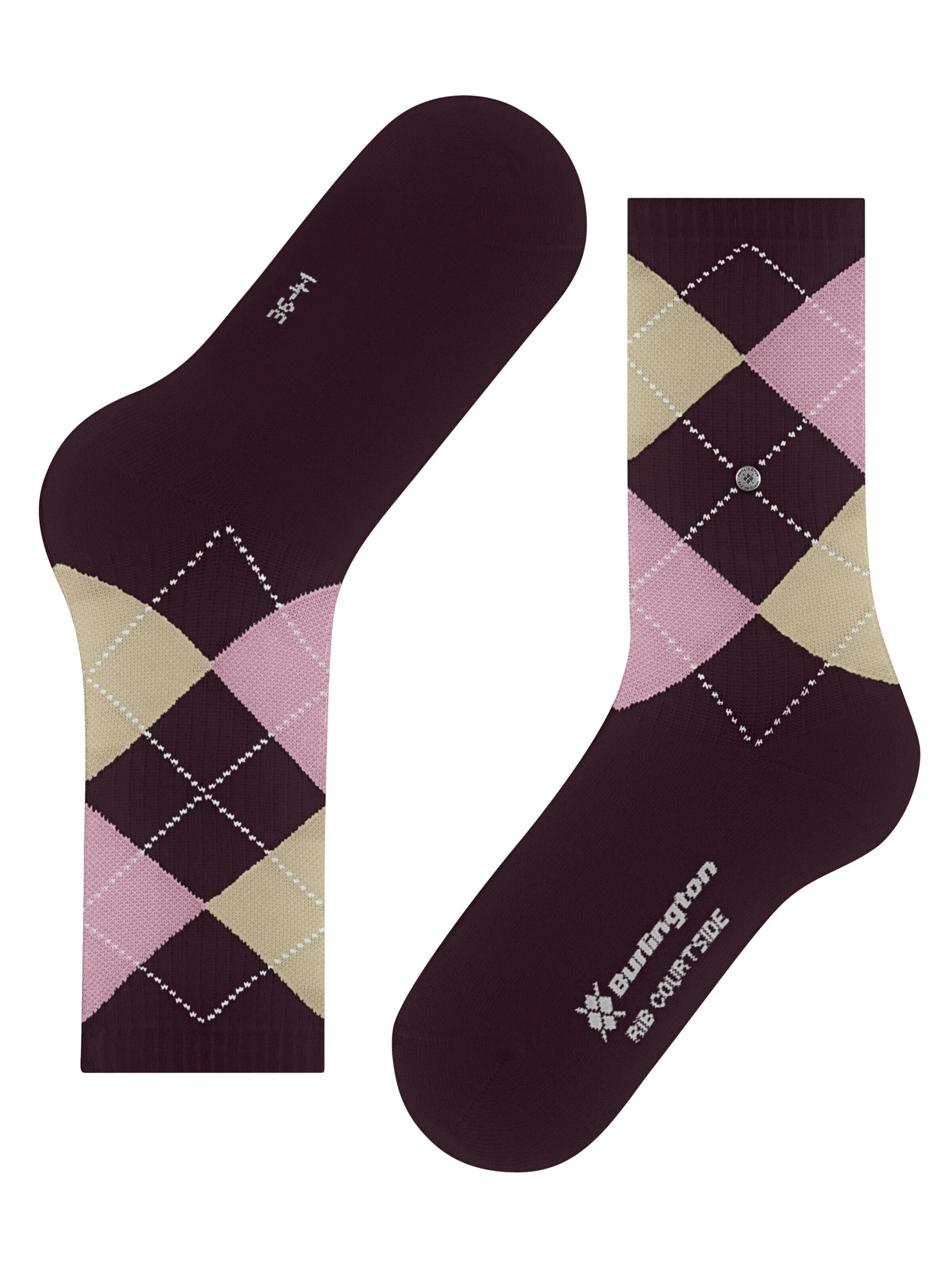 BURLINGTON Socken 'Rib Courtside'‌ in Rot