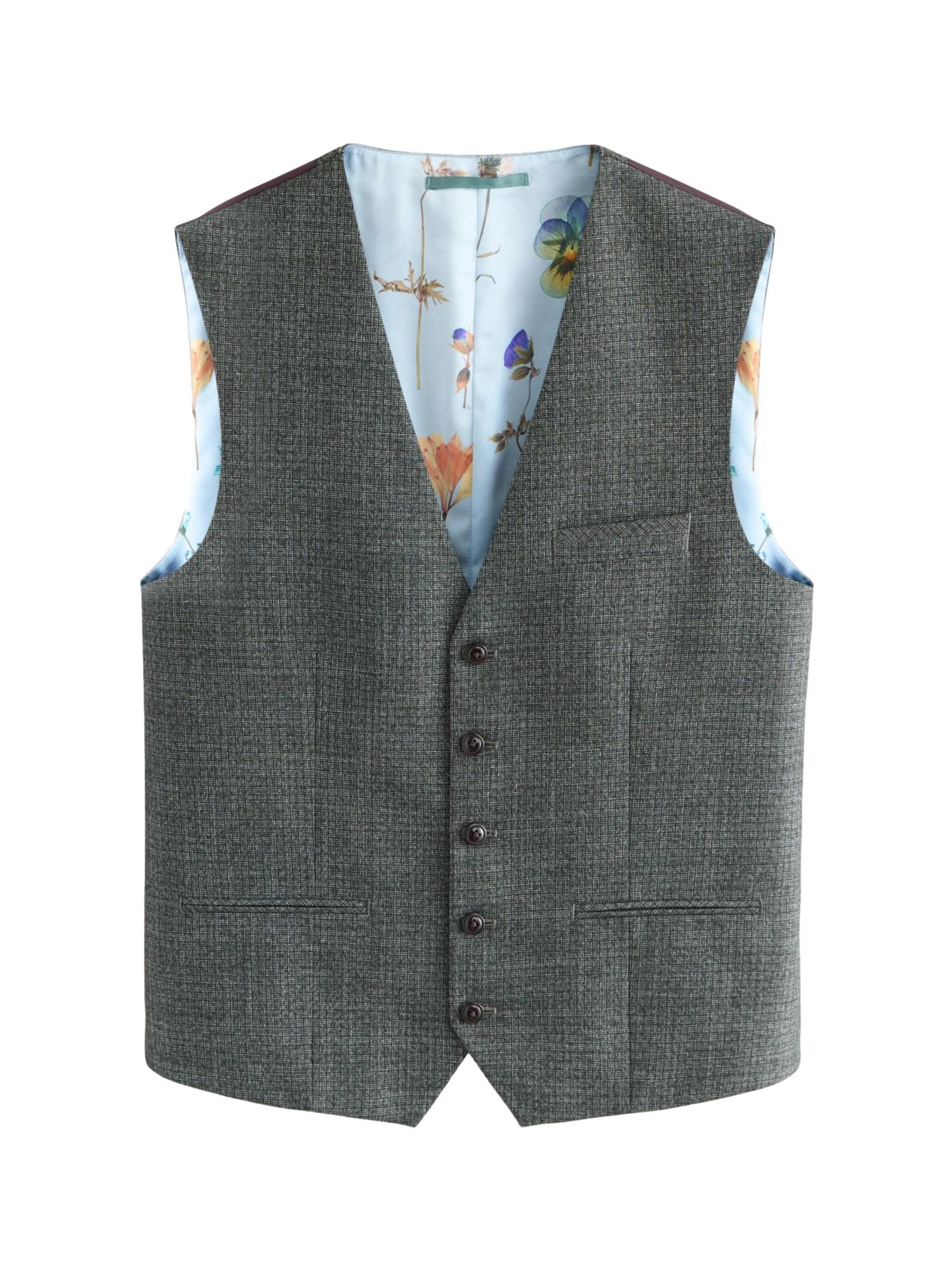 Gilet da completo di Next in grigio: frontale