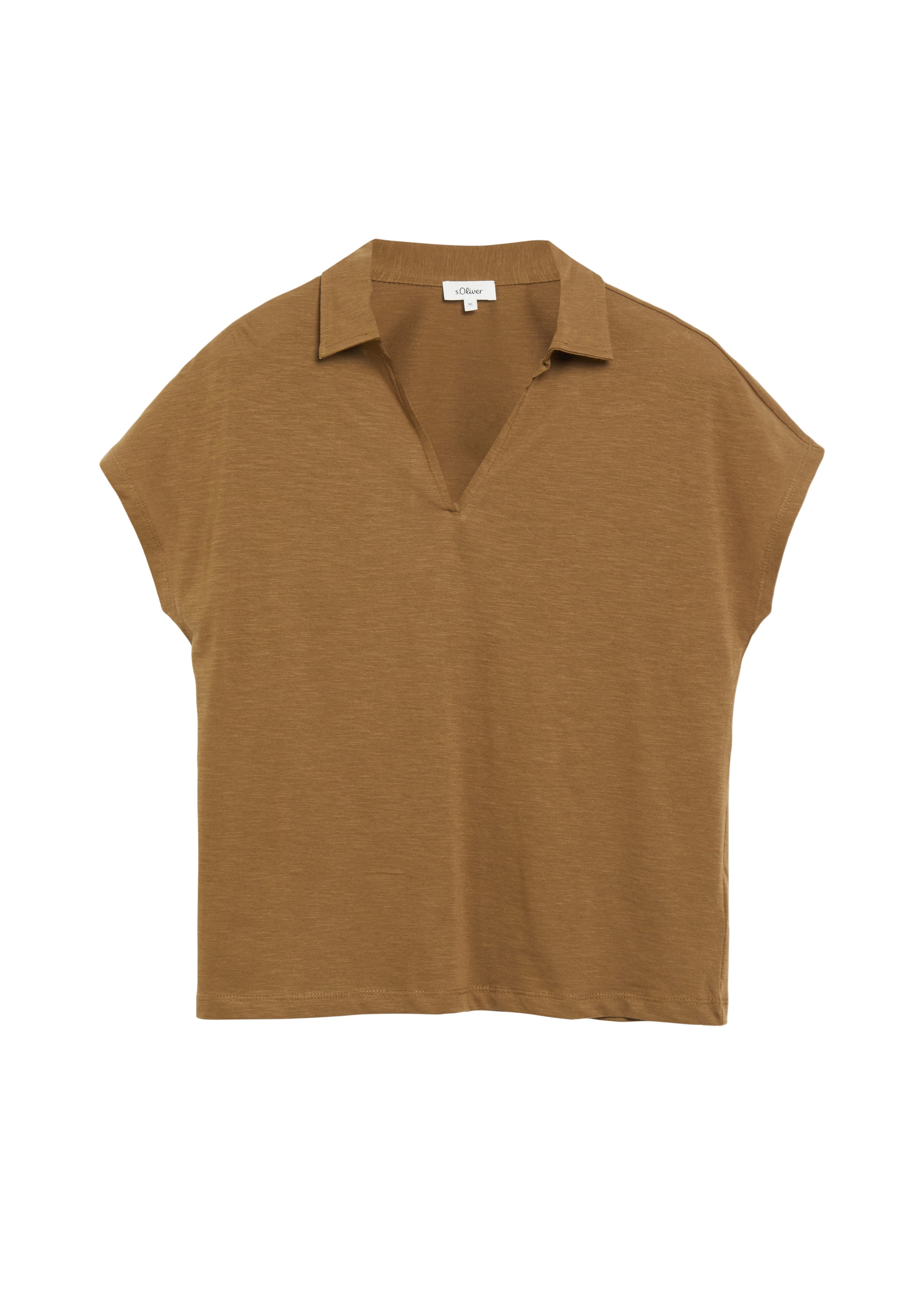 s.Oliver T-shirt en XXS en umbra, Vue avec produit