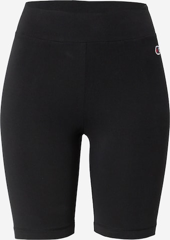 Champion Authentic Athletic Apparel Skinny Leggings - fekete: elől