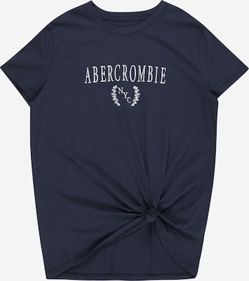 Abercrombie & Fitch Тениска в синьо: отпред