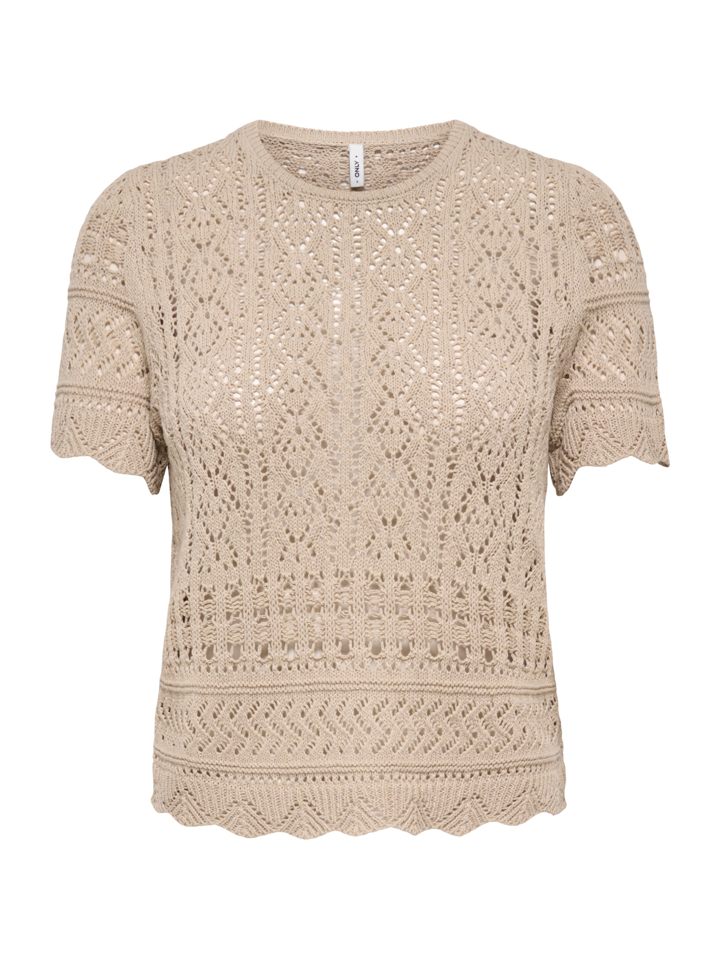 Pull-over 'ONLELKE' ONLY en beige : devant