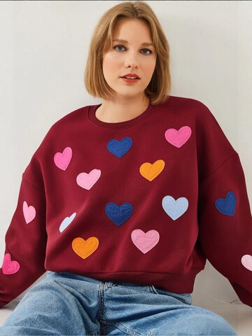 Bianco Lucci - Sweatshirt em vermelho