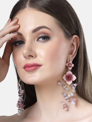 Boucles d'oreilles 'Gisela' AVANT-GARDE PARIS en rose