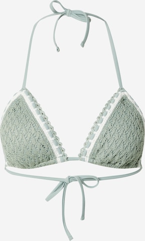 zaļš HOLLISTER Trijstūra formas Bikini augšdaļa: no priekšpuses