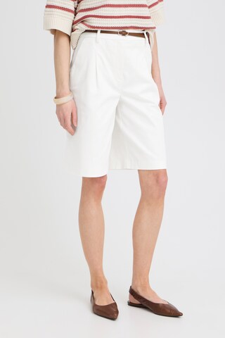 Regular Pantalon 'BYDays' b.young en blanc : devant