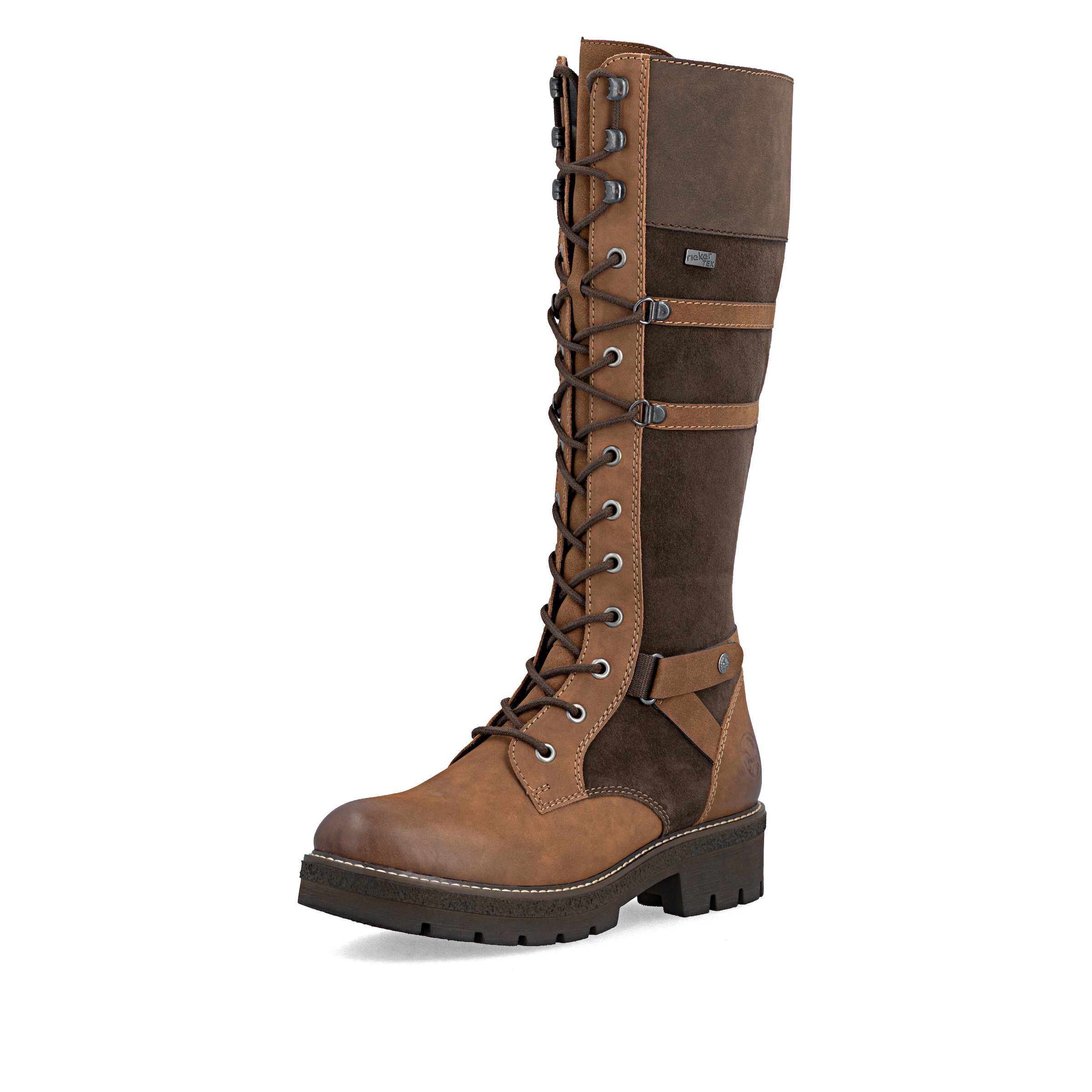 Bottes à lacets ' Y8101 ' Rieker en marron : devant