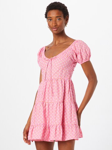 GLAMOROUS Šaty – pink: přední strana