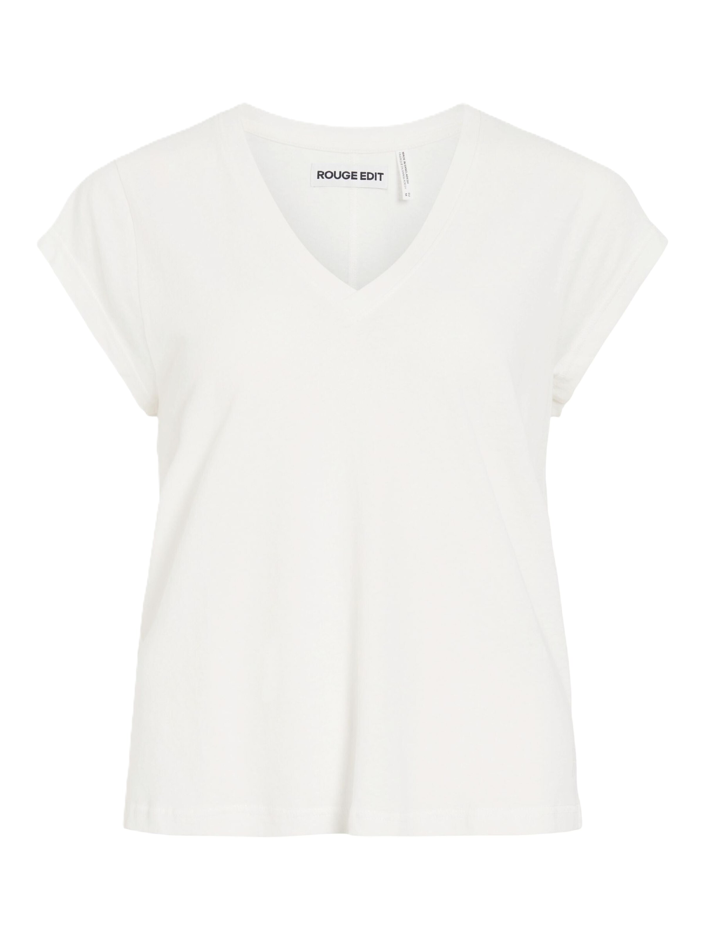 ROUGE EDIT T-Shirt in Weiß: Vorderseite