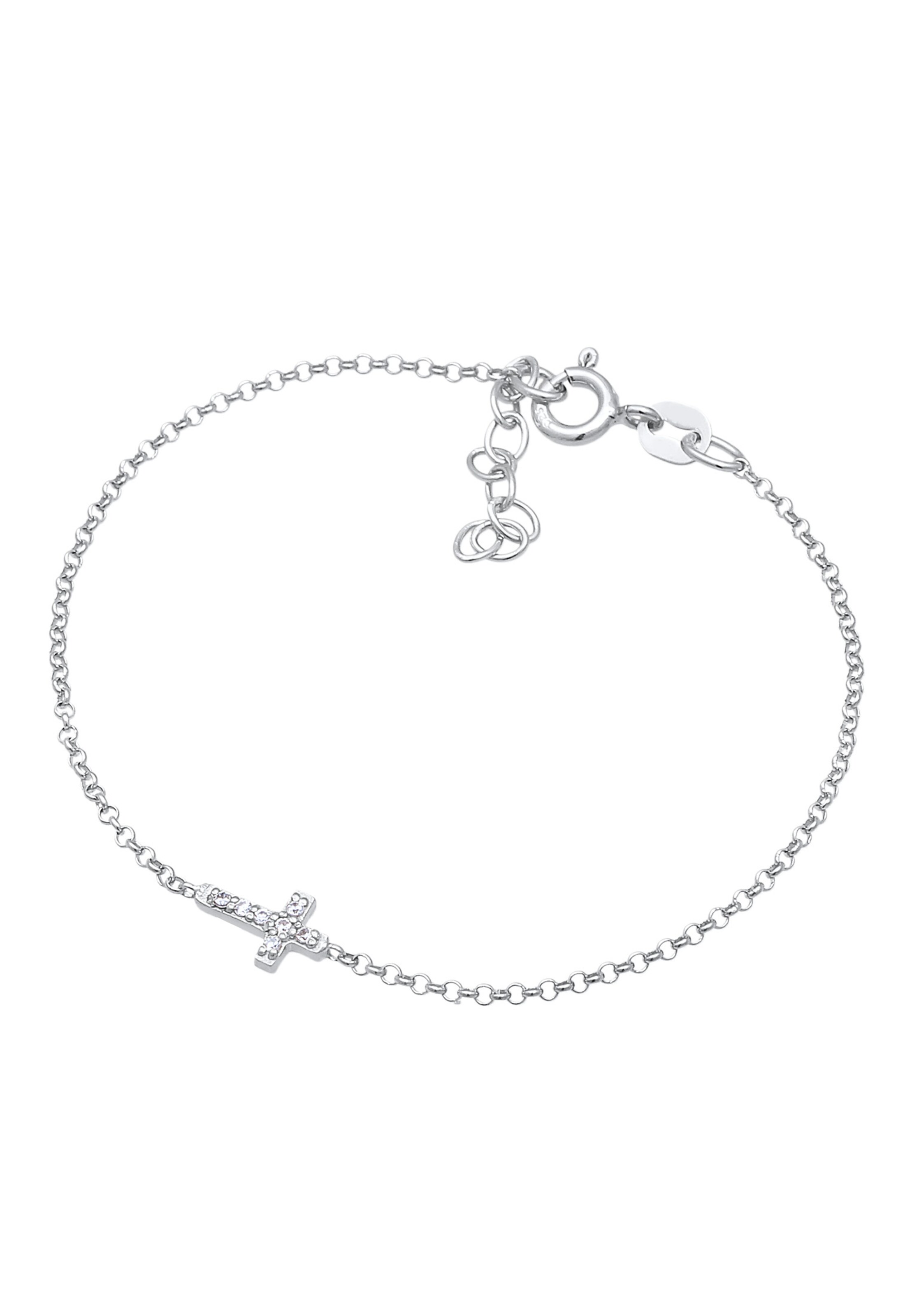 ELLI Jewelry 'Kreuz' in Silver