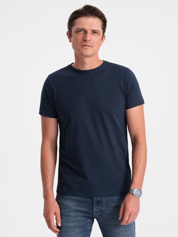 Ombre Shirt 'OM-TSBS-0146' in Blauw: voorkant
