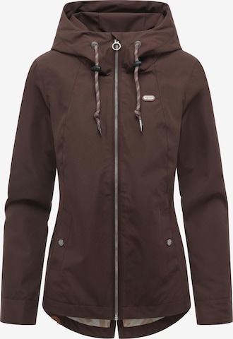 Giacca funzionale 'Monadde' di Ragwear in marrone: frontale