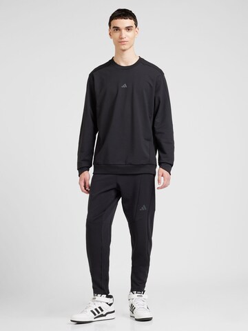 Effilé Pantalon de sport ADIDAS PERFORMANCE en noir