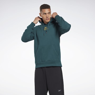 Reebok Athletic Sweatshirt in Green: front