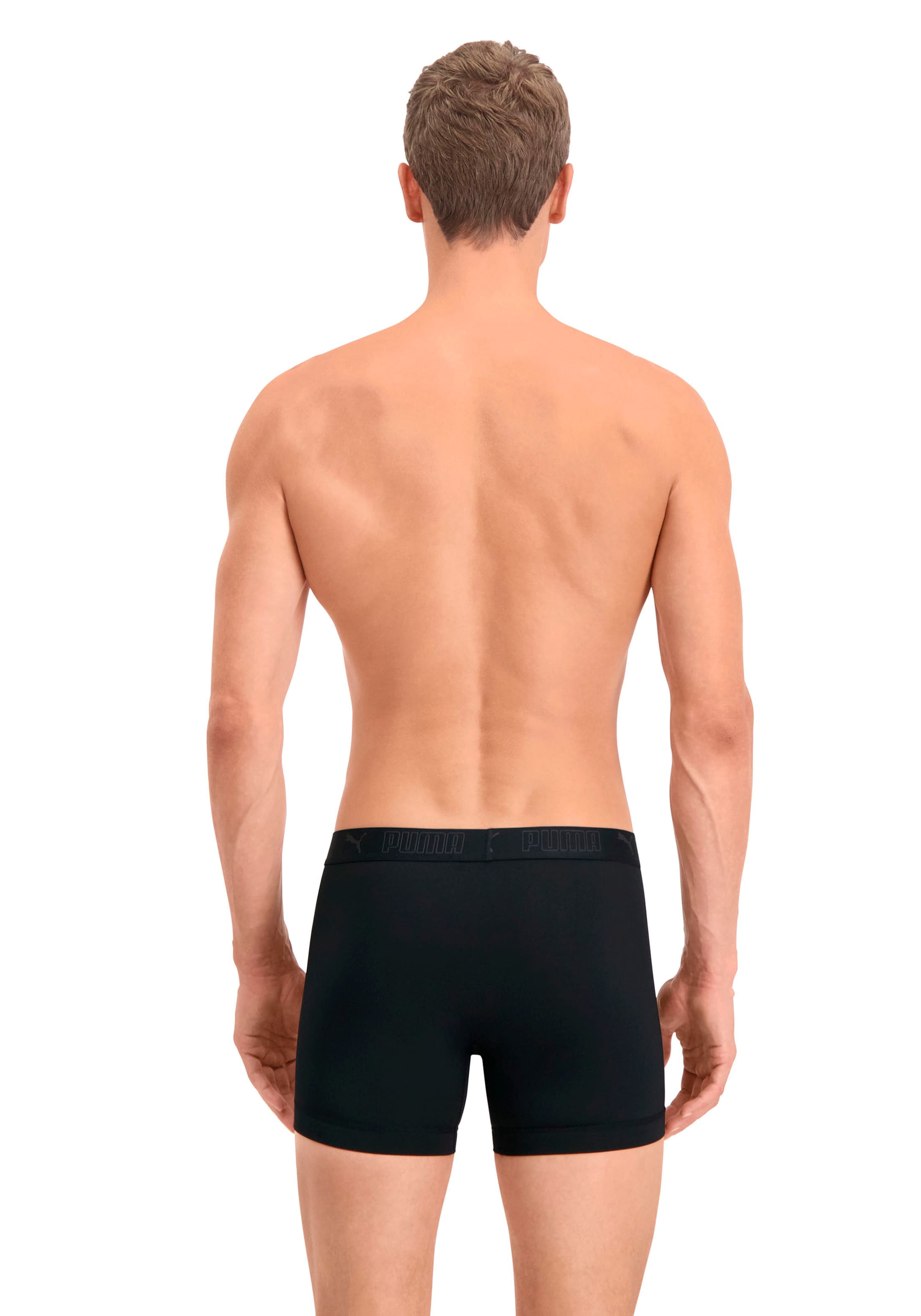PUMA Boxershorts in Schwarz