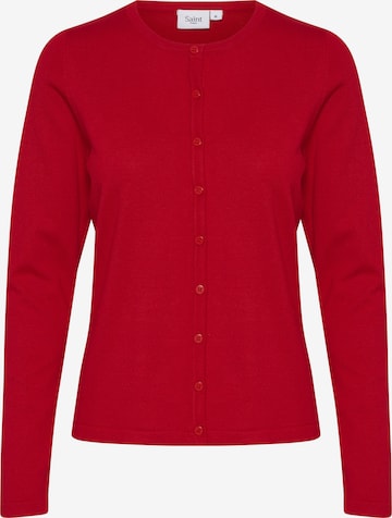 SAINT TROPEZ Kofta 'SZ Mila' i röd: framsida