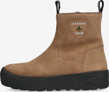 CANADA SNOW Stiefelette 'QUEBEC ' in Braun: Vorderseite