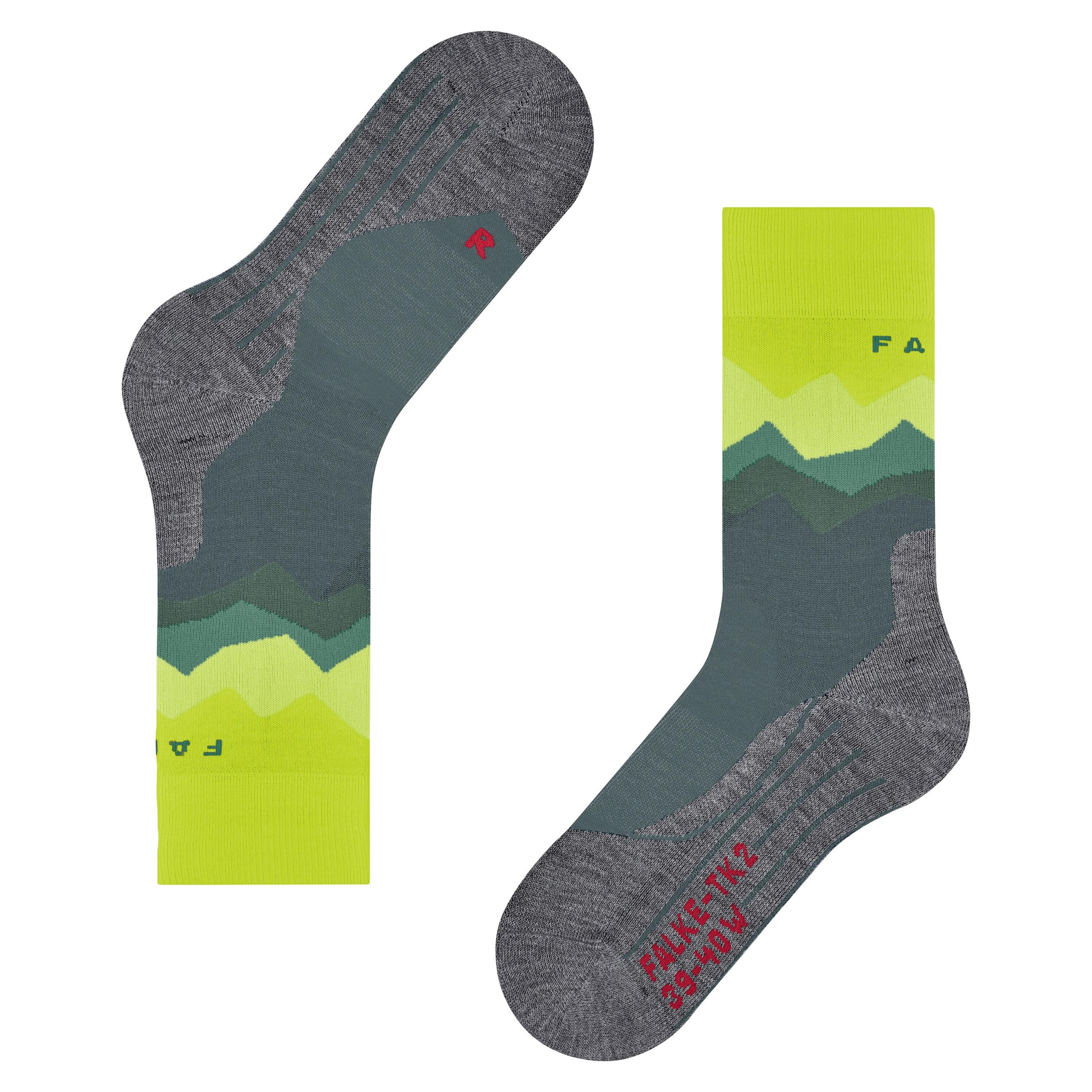 FALKE Athletic Socks 'TK2 Crest' in Grey