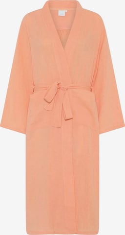 CCDK Copenhagen Pitkä kylpytakki 'Nelly' värissä oranssi: etupuoli