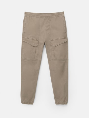 Pull&Bear Zúžený Kapsáče – béžová
