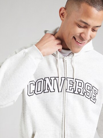 CONVERSE - Sudadera con cremallera 'RETRO CHUCK' en gris