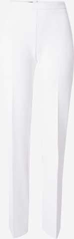 PINKO - Regular Calças com vincos em branco: frente
