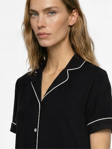 Camicia da notte di Karl Lagerfeld in nero