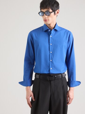 Michael Kors - Regular Fit Camisa em azul: frente