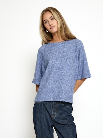 Peppercorn Top 'Kate' – modrá: přední strana