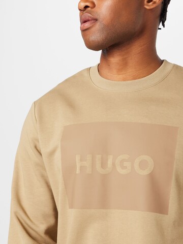 HUGO Sweatshirt 'Duragol222' in Brown