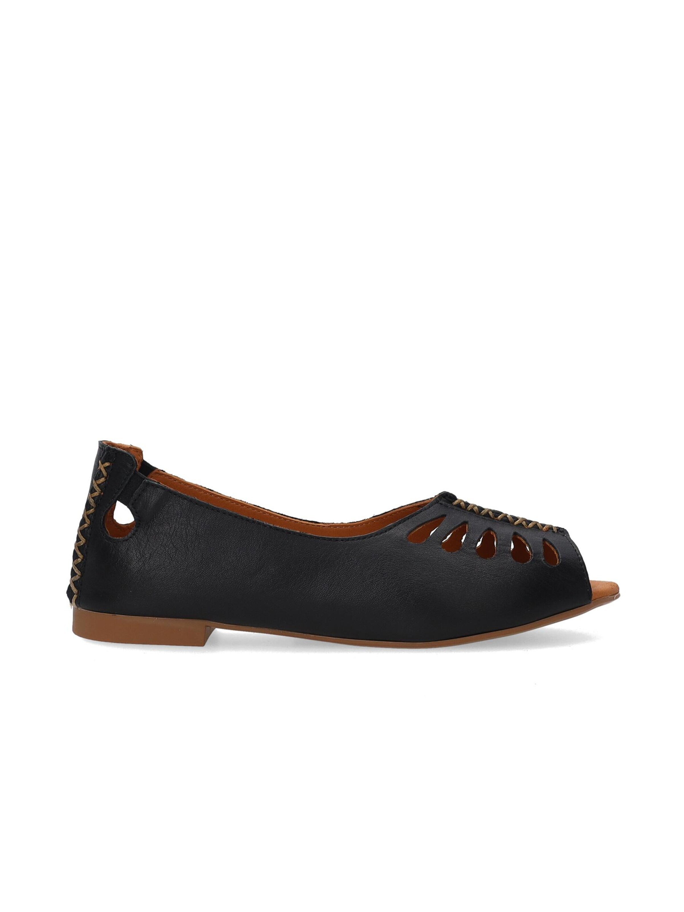 VENEZIA Ballet Flats in Black