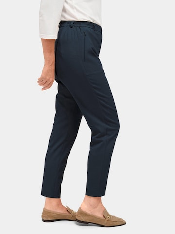 Coupe slim Pantalon 'CARLA ' Goldner en bleu