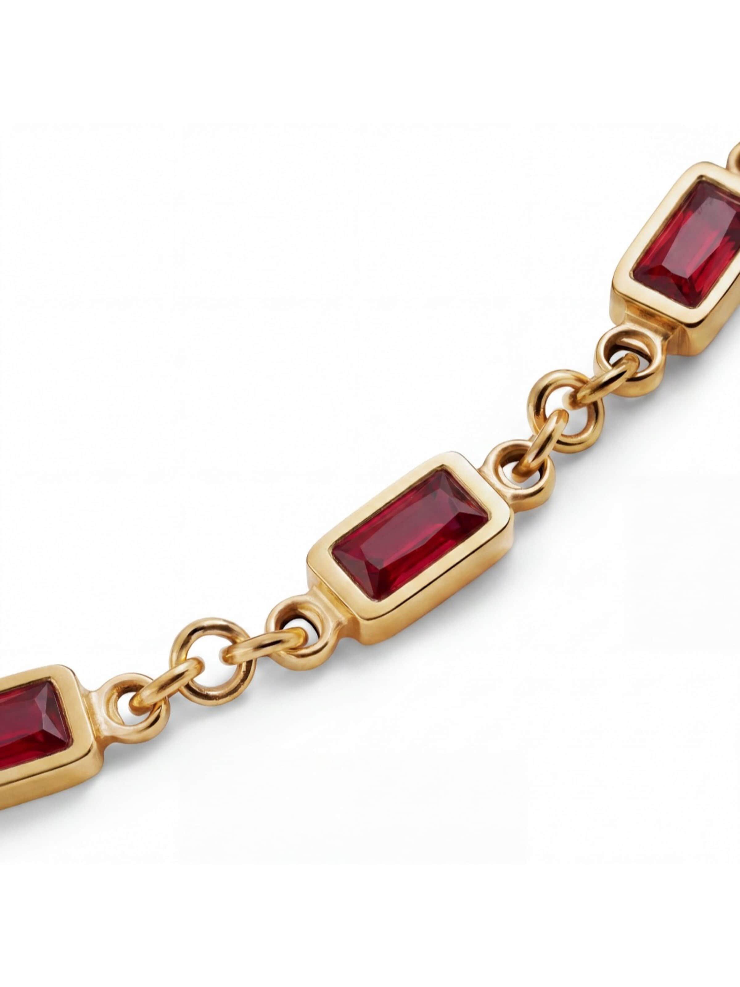 Arkai Necklace 'Prism' in Red